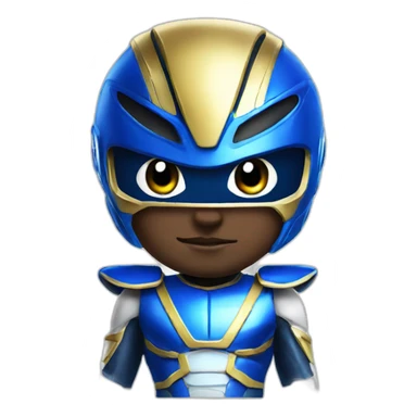 blue power ranger cute sticker