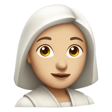 white medieval woman rich sticker