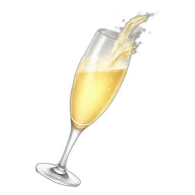 champagne popping sticker