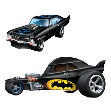 Hot wheels 69 Nova Batman’s favorite! Dragster  sticker