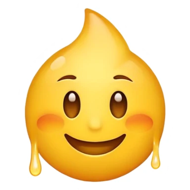 hot smirk ios emoji with sweat sticker