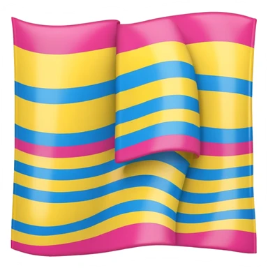 pansexual flag ( pink, yellow and blue ) sticker