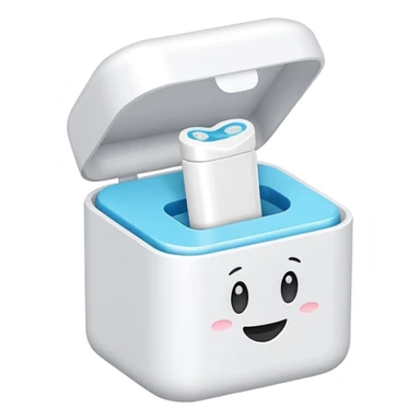 Dental thread in its box sticker