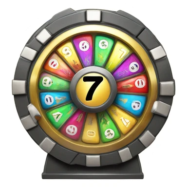 slots reels with 7 on them sticker