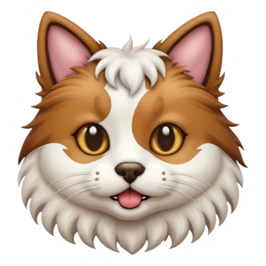 cat fused with dog sticker