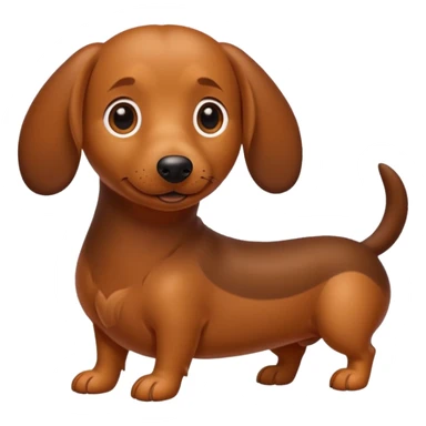 weenie dog  sticker