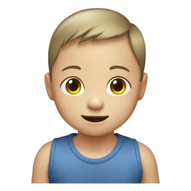 Child with Down syndrome sticker