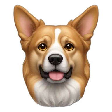 chien grandes oreilles grand nez sticker