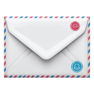 stamped envelopes sticker