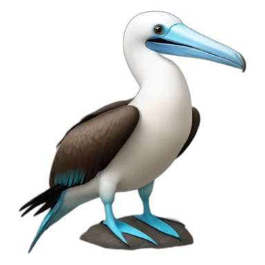 blue footed booby sticker