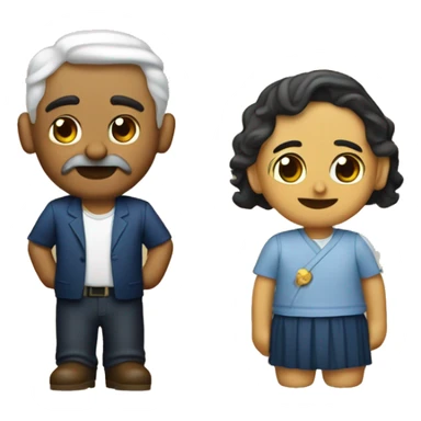 dos maices cruzados y que abajo diga "Don Saúl" sticker