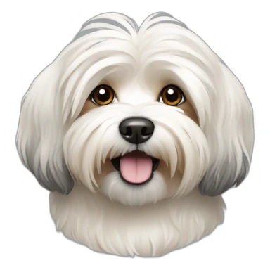 Dog havanese full height sticker