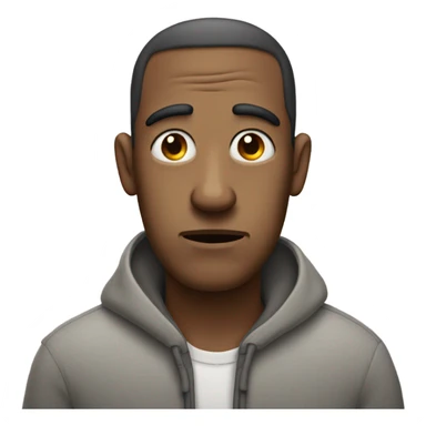 A person who is tired  sticker