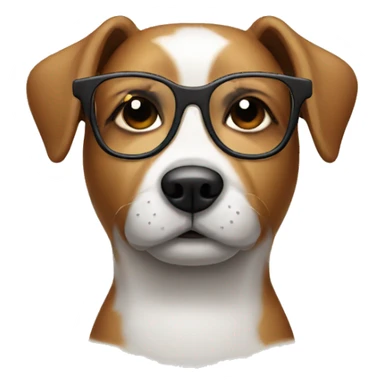 Dog with a Glasses sticker
