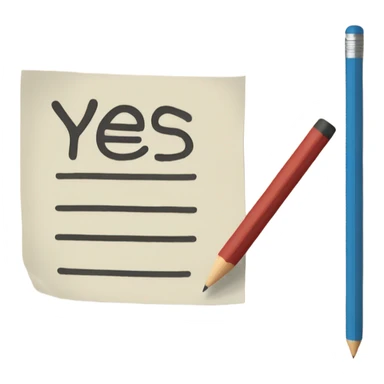 Do you like me check yes or no  sticker