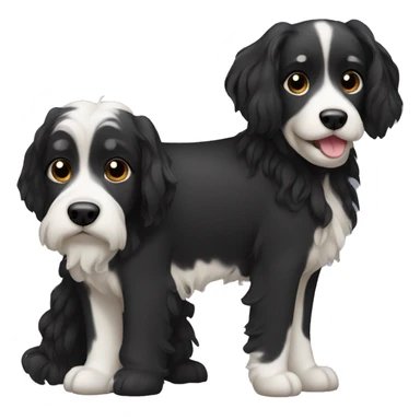 Black Havaneser dog sticker