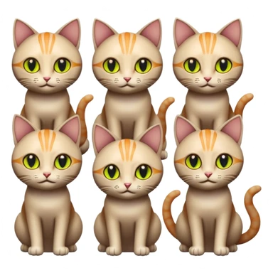 ufo cats  sticker