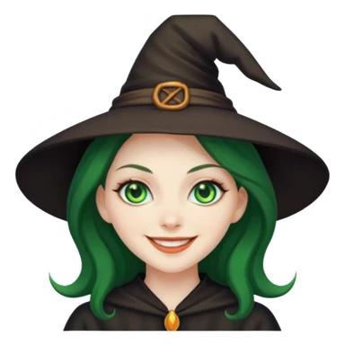 Witch smile sticker
