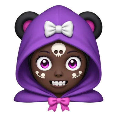 Exact kuromi emoji 100% accurate  sticker