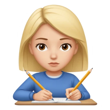 32
School motor skills for girl sticker