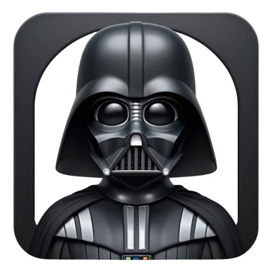 darth vader icon sticker