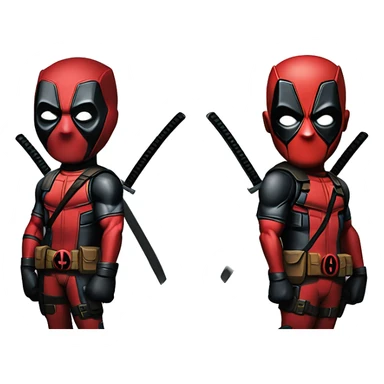 Deadpool wolverine sticker