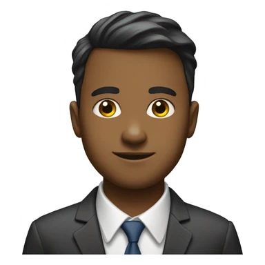 young office worker in govenment sticker