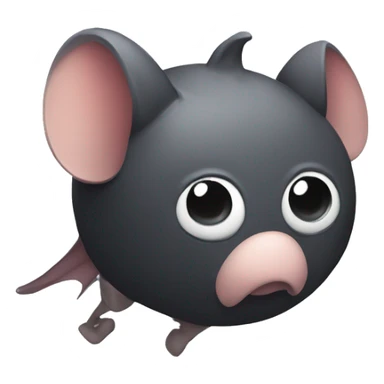 Instagram logo avec une chauve-souris  sticker