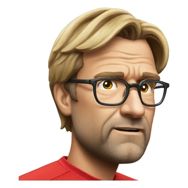 Klopp dizzy head sticker
