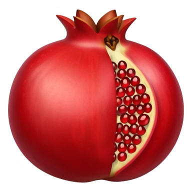 pomegranate with seeds sticker
