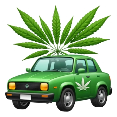 weed guns cars sticker