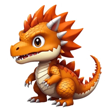 Cute Baby Chibi Tyrantrum-Tyrunt-hybrid (full body) sticker