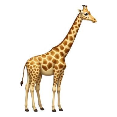 High resolution giraffe  sticker
