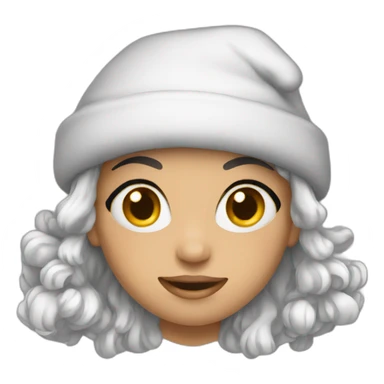 christmas girl sports sticker