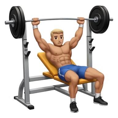 bench press down sticker