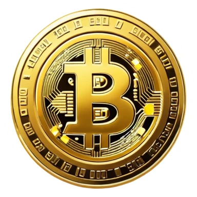 Bitcoin coin emoji sticker