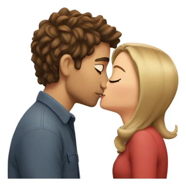 Rachel kissing Dylan sticker
