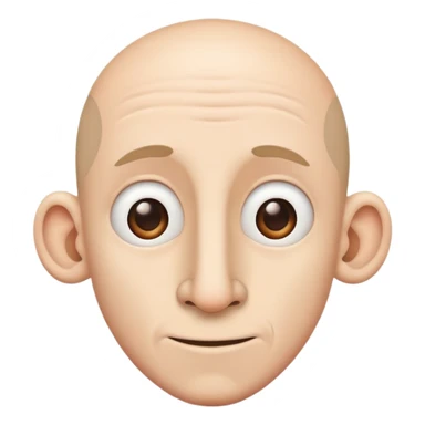 Person with a big nose sticker