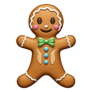 gingerbread cryptid  sticker