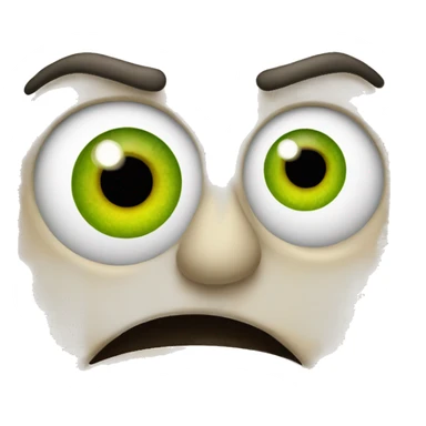 booger with an eye on it  sticker