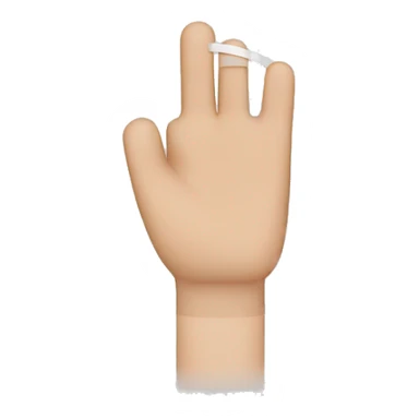 a bandage on a finger sticker