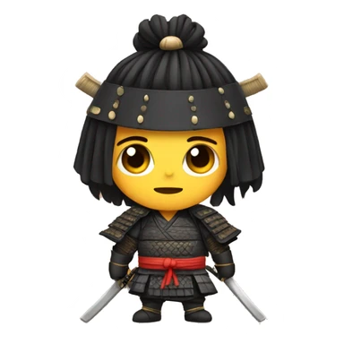 Me as a samurai sticker