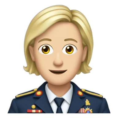Marine lepen sticker