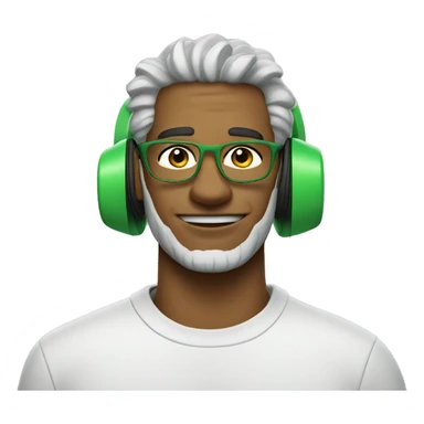 green airpod maxes sticker