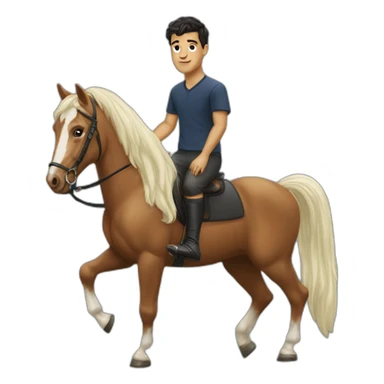 Coutinho à cheval sticker