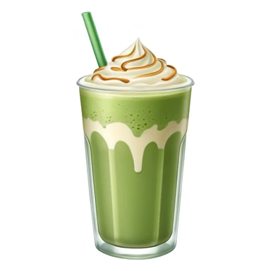 Iced matcha latte with oat milk sticker