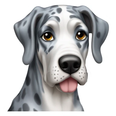 Blue Merle Great Dane  sticker