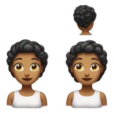 mujer peli negra enfadada sticker