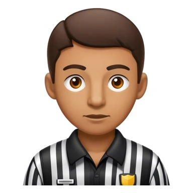basketball referee sticker