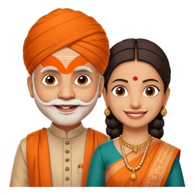 modi and sitaraman sticker